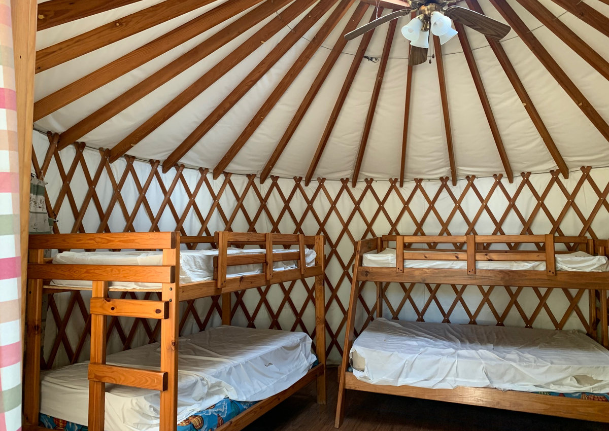 Apple Creek Campground yurt rental
