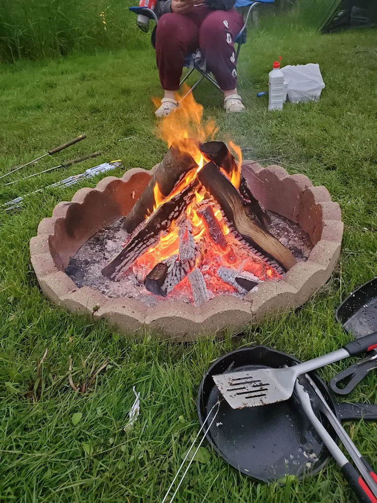 Campfire at Apple Creek Campground