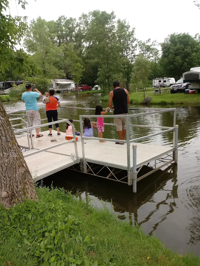 Fishing at Apple Creek Campground