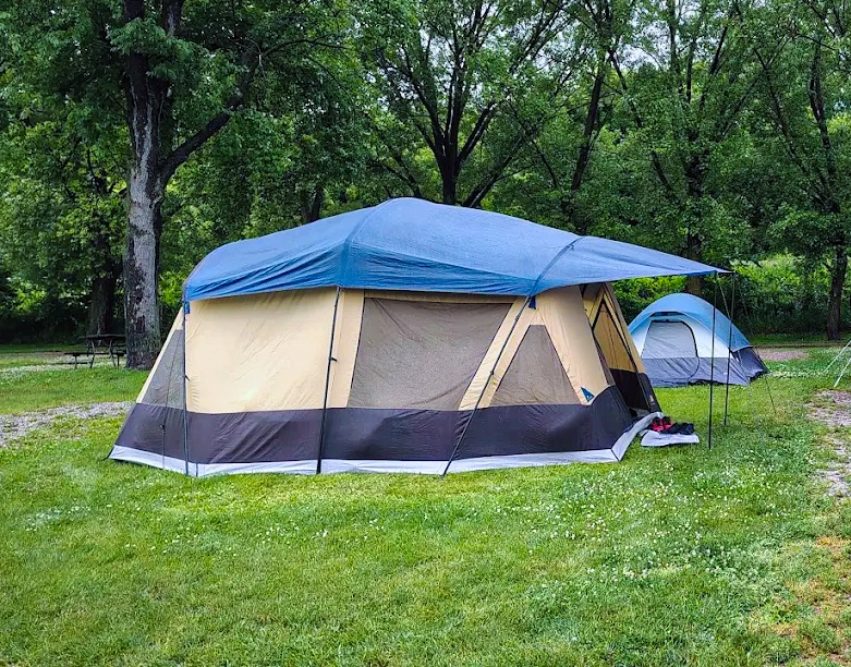Tent sites at Apple Creek Campground