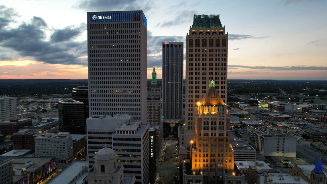 Tulsa OK skyline