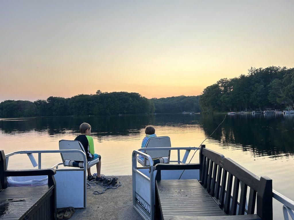 Sunrise Lake fishing