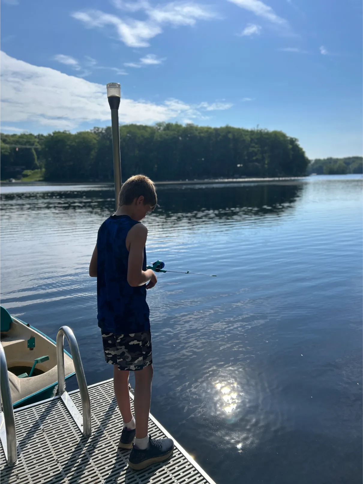 kid fishing