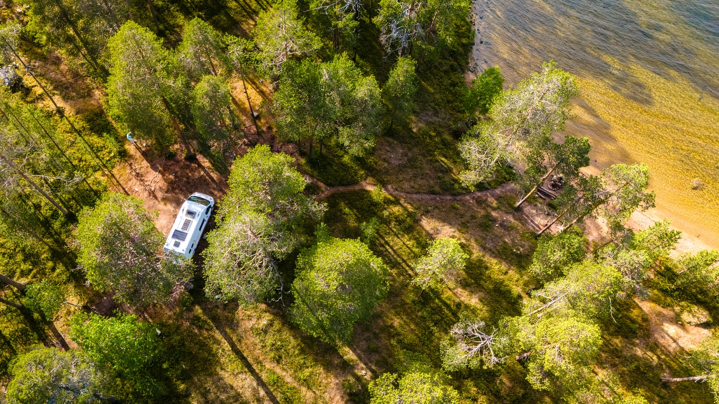 Campground landscape